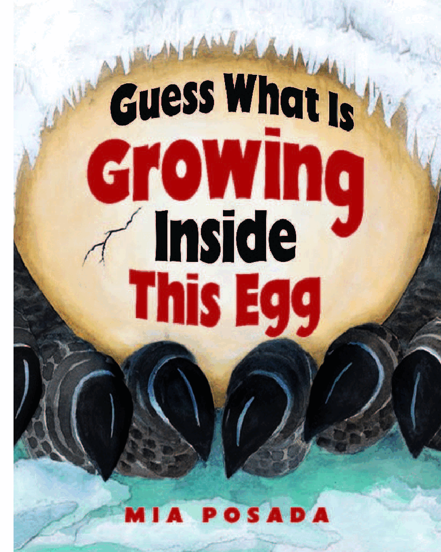 高清彩绘英文原版绘本Guess What is Growing inside the Egg.pdf,第1页预览