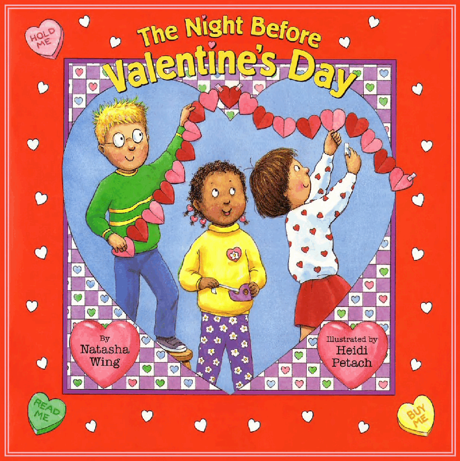 高清彩绘英文原版绘本The Night Before Valentine's Day.pdf,第1页预览