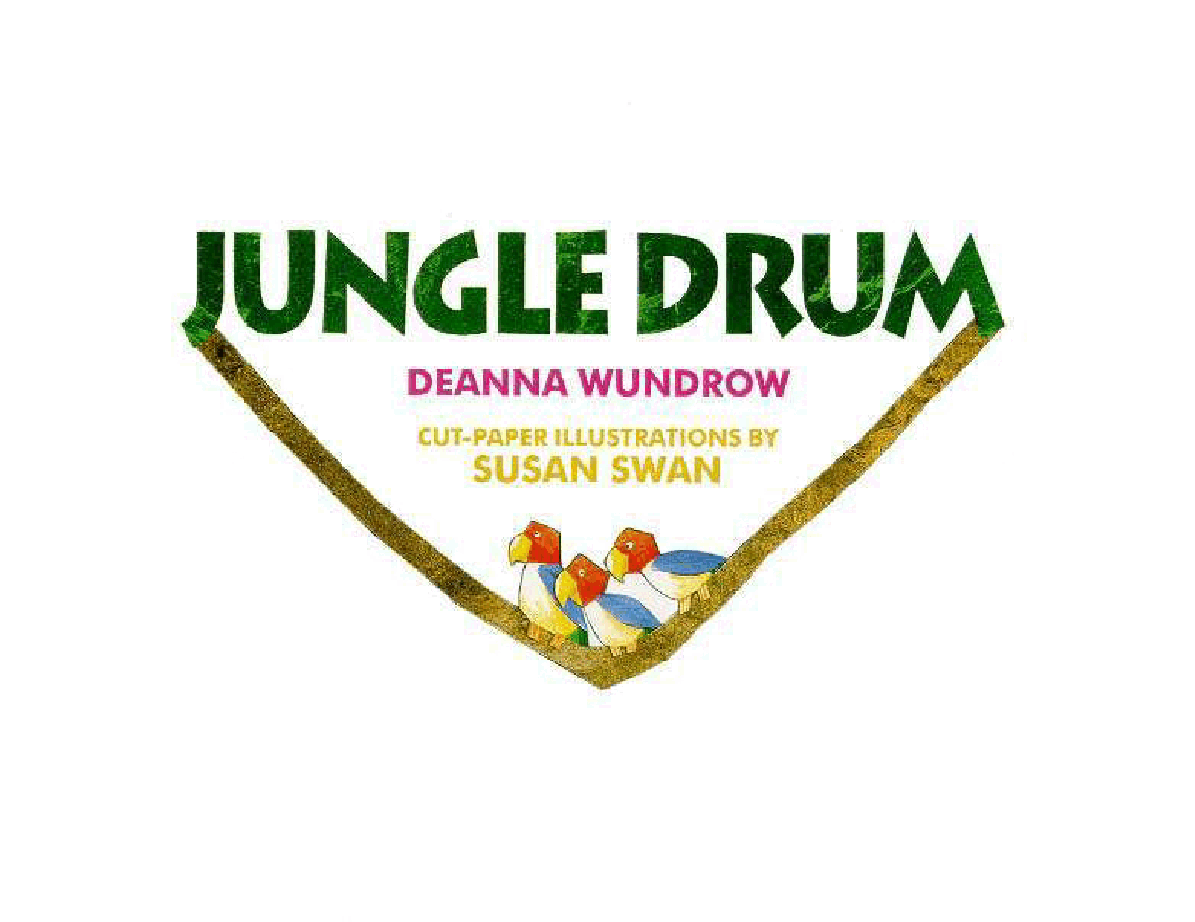 高清彩绘英文原版绘本Jungle Drum.pdf,第4页预览