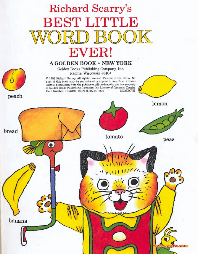 高清彩绘英文原版绘本Richard Scarry's Best World Book Ever.pdf,第2页预览