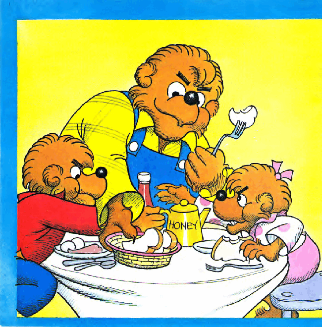 72本贝贝熊早教英文绘本之Berenstain_Bears_Forget_Their_Manners.pdf,第3页预览
