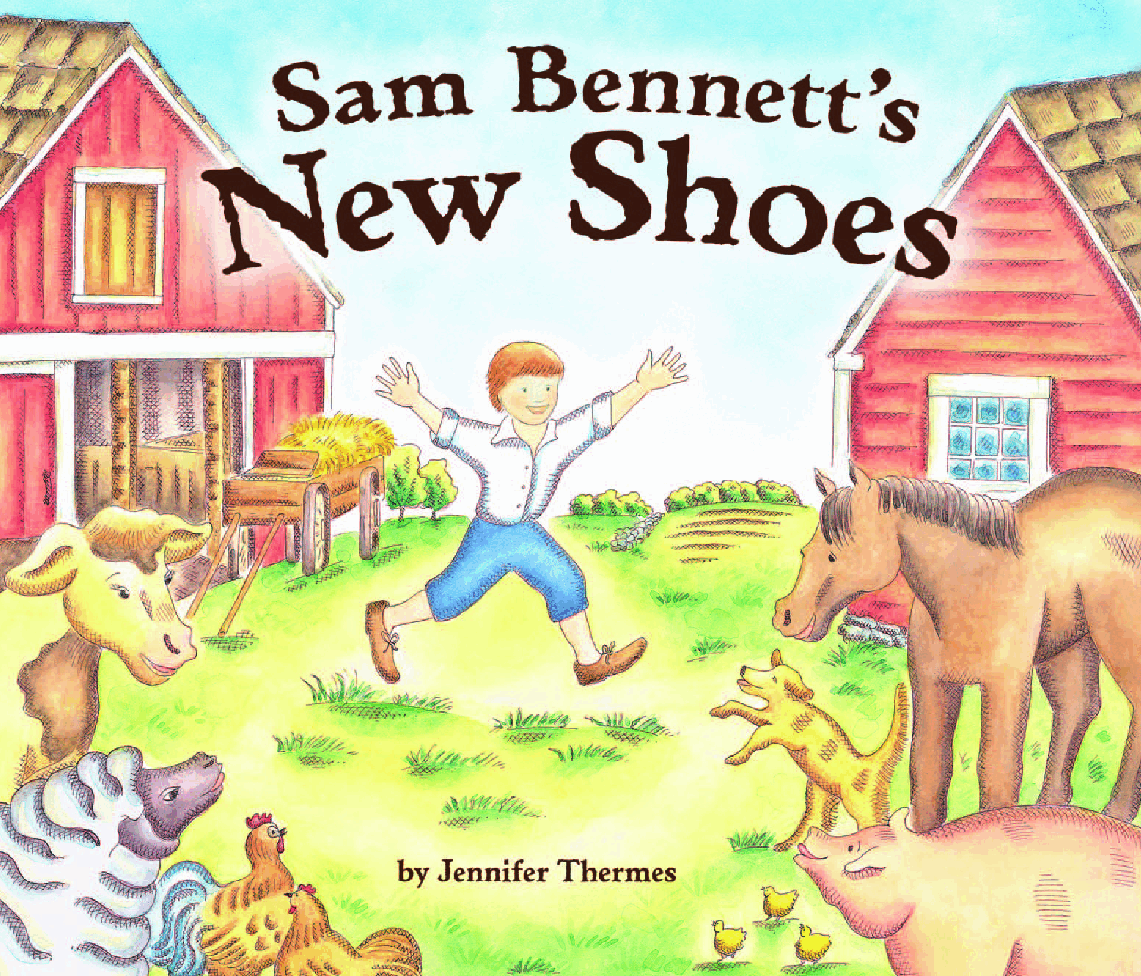高清彩绘英文原版绘本Sam Bennett's New Shoes.pdf,第1页预览