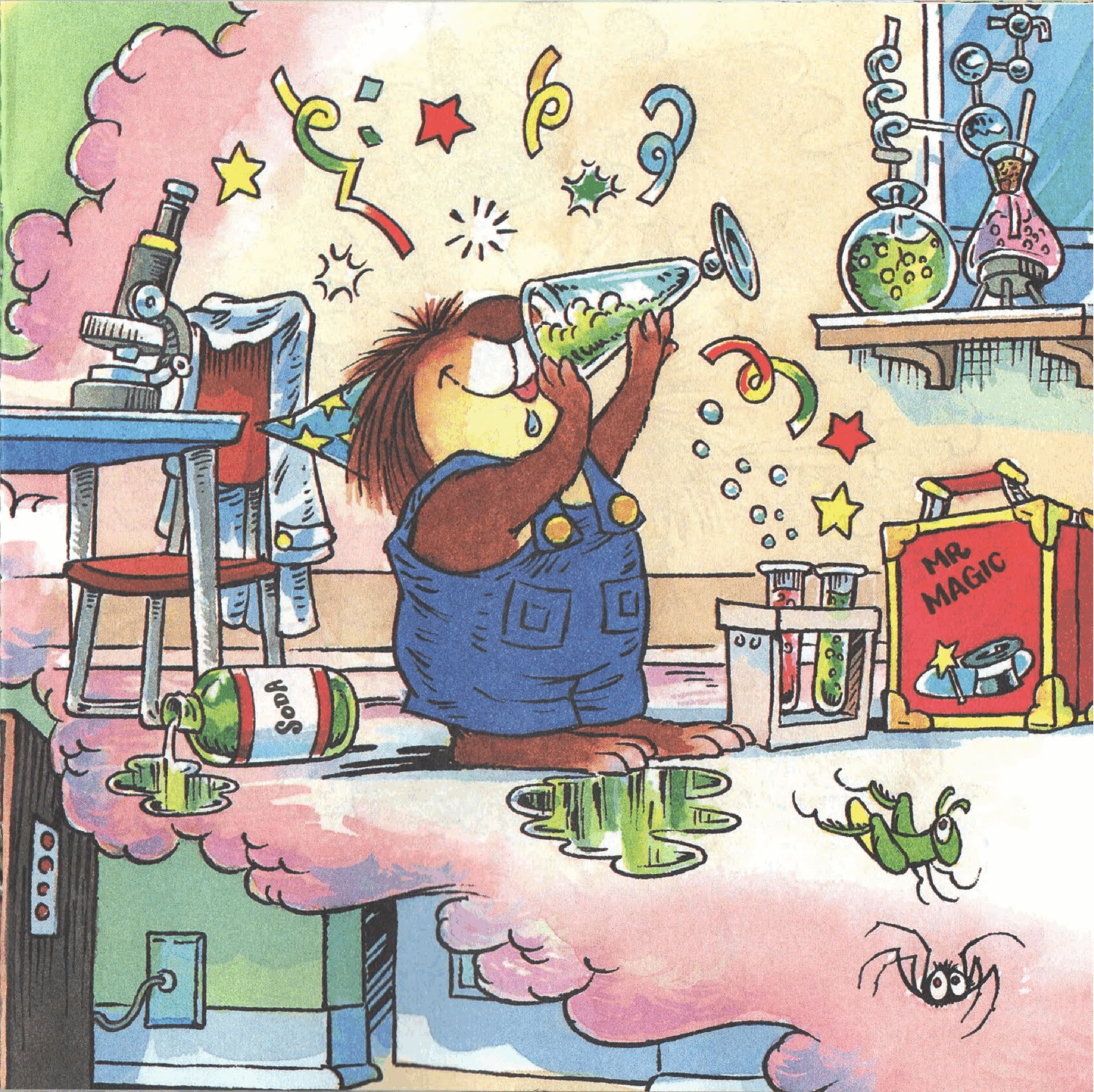 英语绘本小毛人What a Bad Dream(单页).pdf,第3页预览