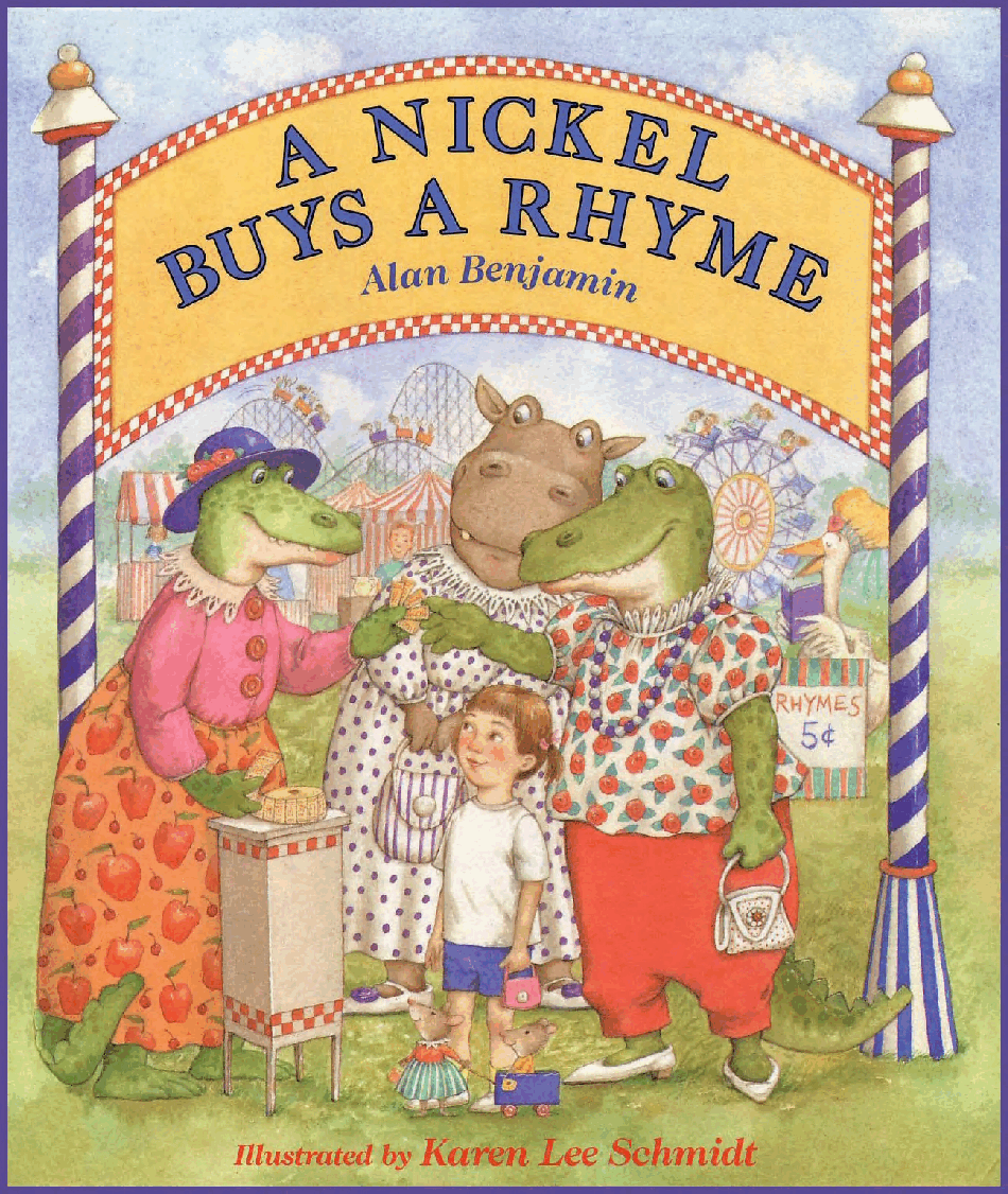 (4-5岁)国外早教机构推荐彩绘英文童书A Nickel Buys A Rhyme.pdf,第1页预览