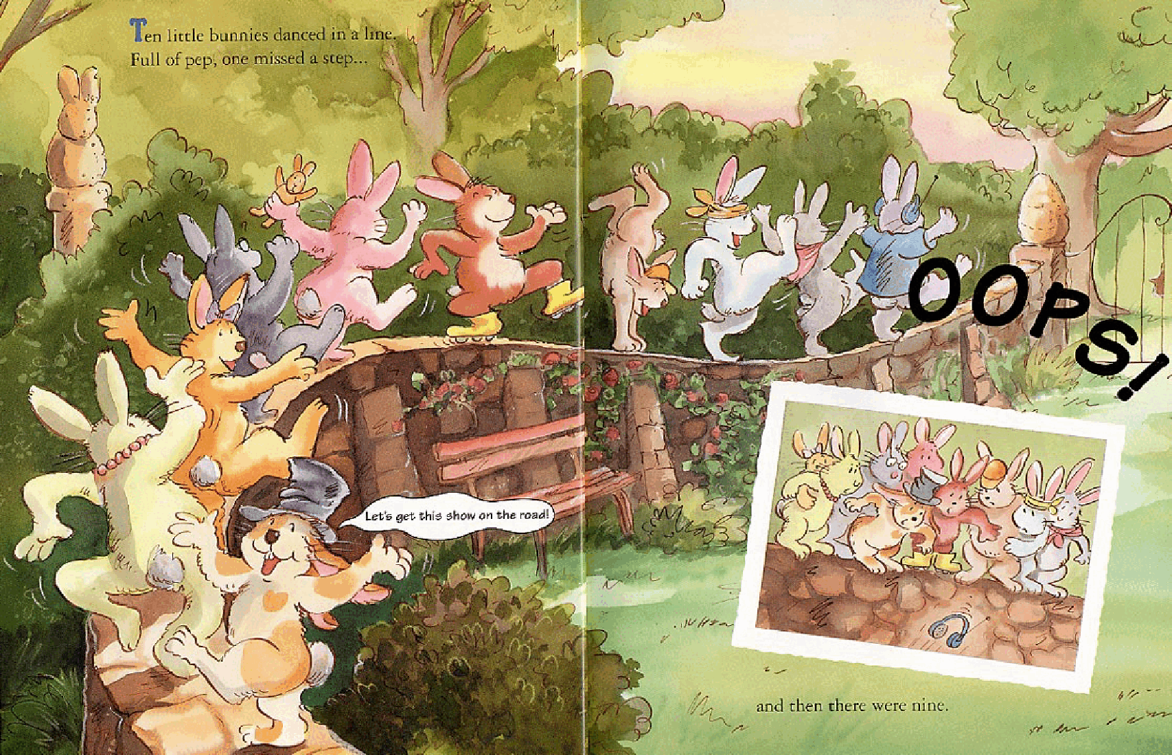 高清彩绘英文原版绘本Ten Little Bunnies.pdf,第3页预览
