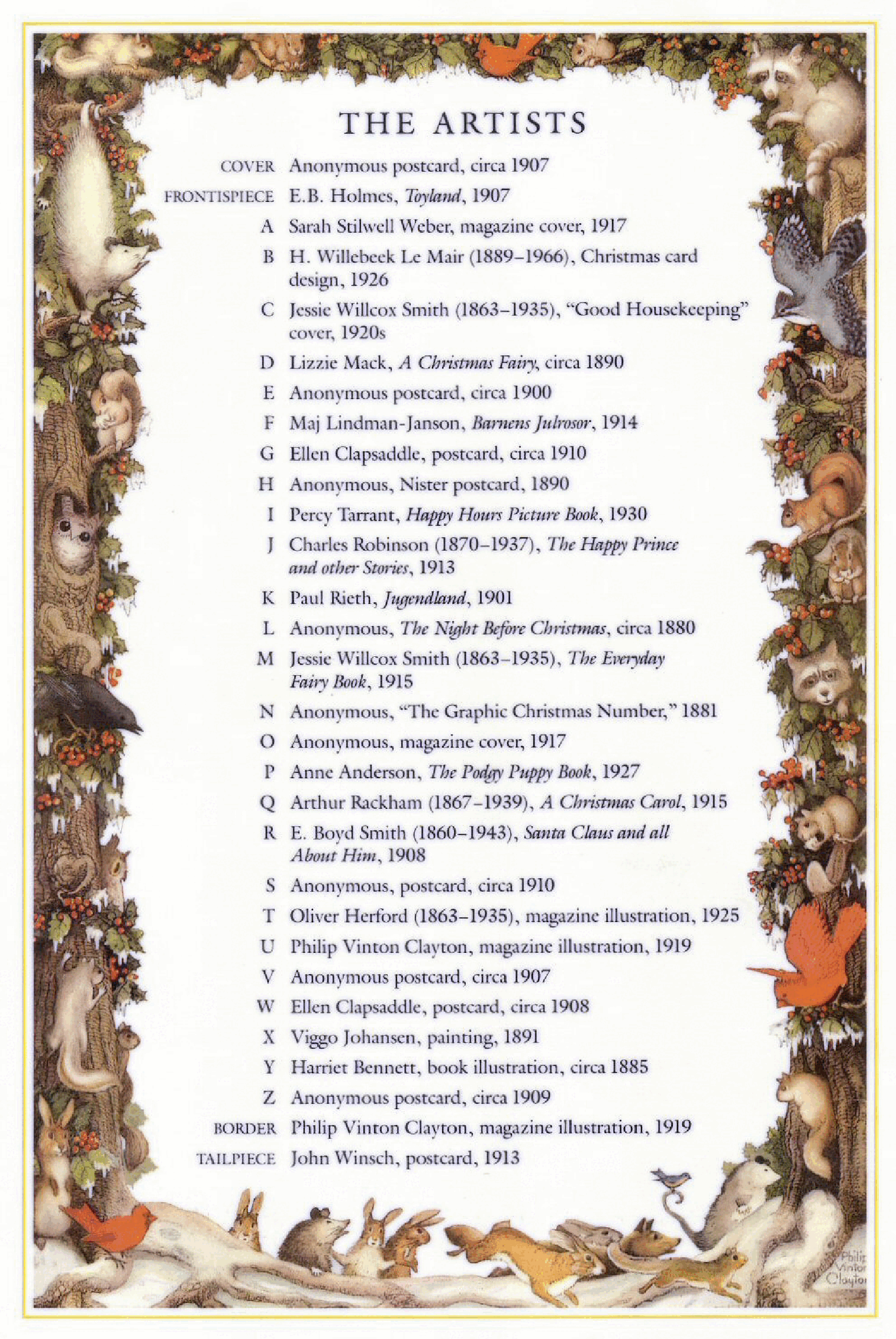 (4-5岁)国外早教机构推荐彩绘英文童书A Christmas Alphabet.pdf,第2页预览