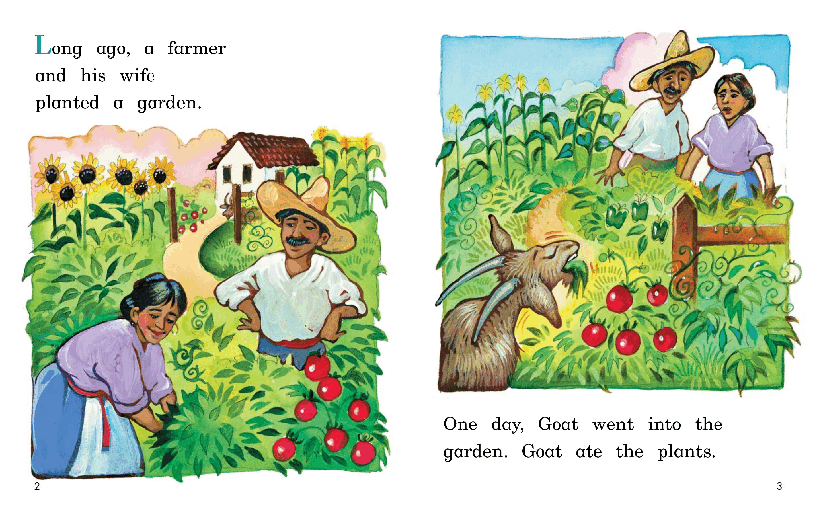英国海尼曼G1级英语启蒙绘本77 The Goat In The Garden.pdf,第4页预览