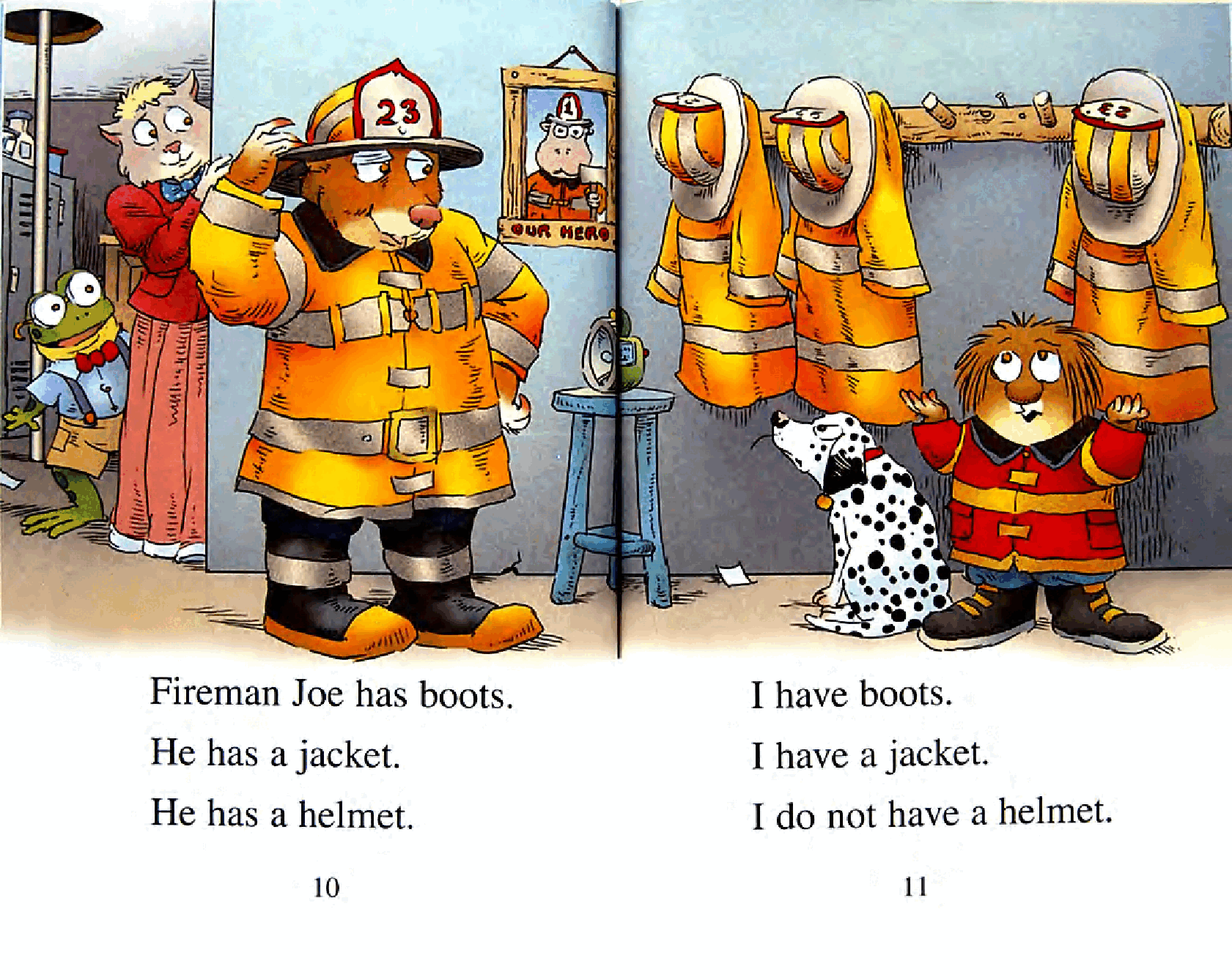 英语绘本小毛人Going to the Fire House (I can read L0).pdf,第4页预览