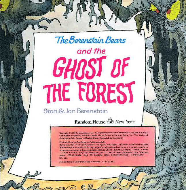 72本贝贝熊早教英文绘本之Berenstain_Bears_and_the_Ghost_of_the_Forest.pdf,第4页预览