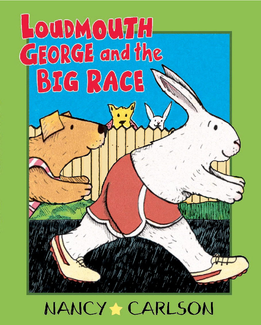 高清彩绘英文原版绘本Loudmouth George and the Big Race.pdf,第1页预览