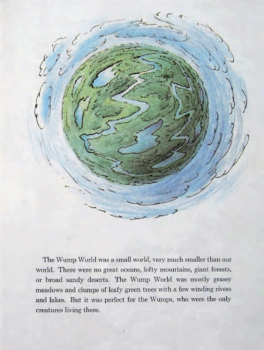 高清彩绘英文原版绘本The Wump World.pdf,第2页预览