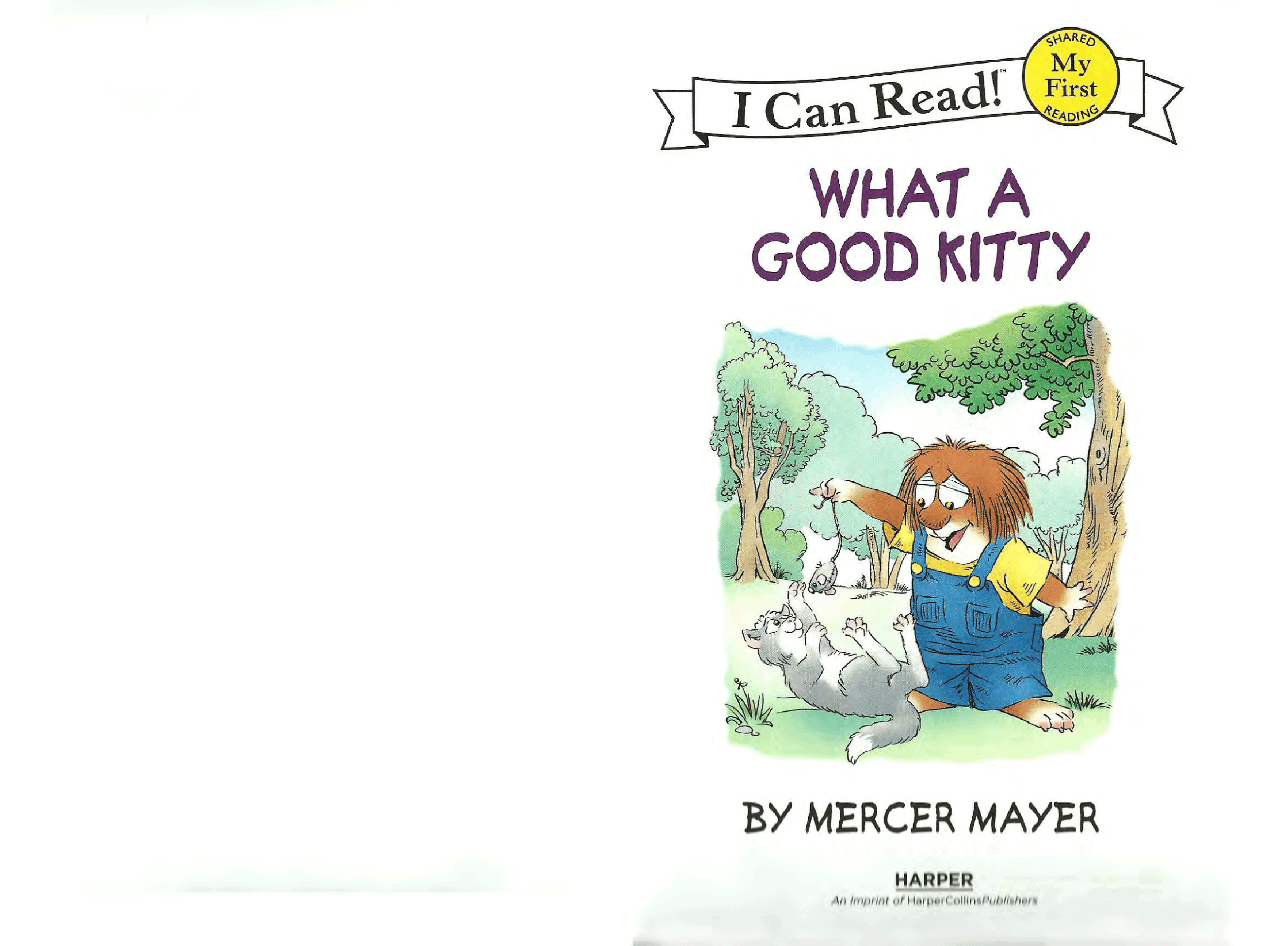 英语绘本小毛人What a Good Kitty.pdf,第2页预览