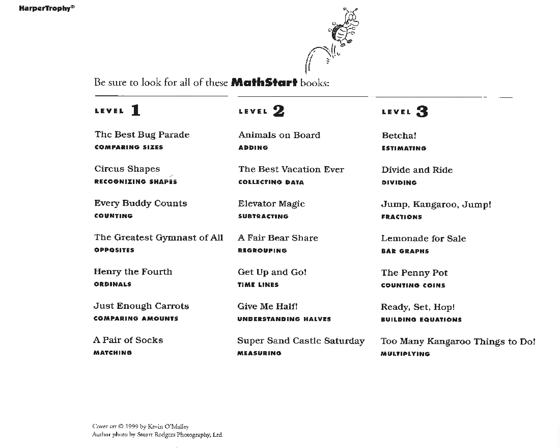 MathStart 低幼数学启蒙英文教材L3 09 Jump, Kangaroo, Jump!.pdf,第2页预览