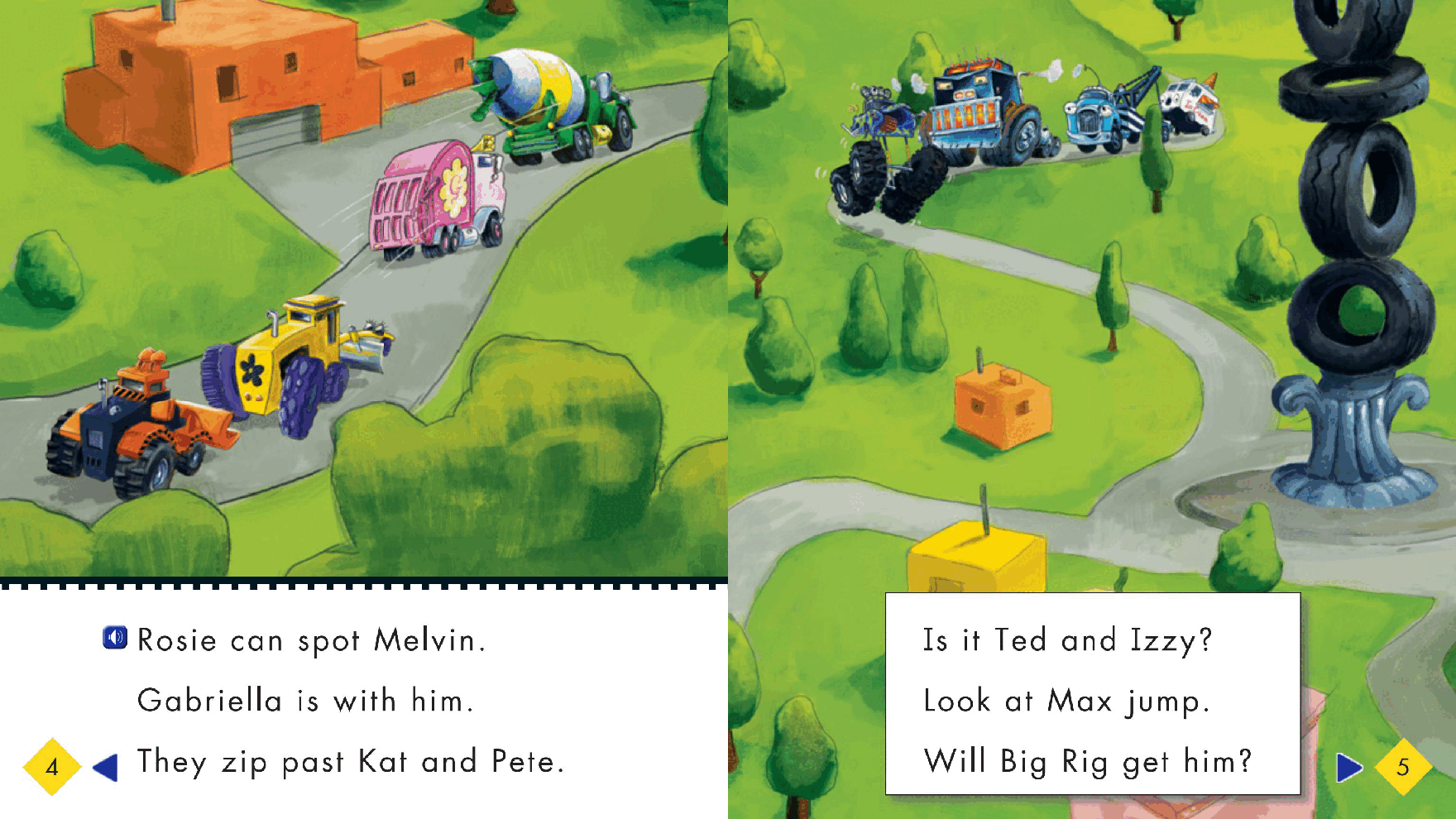 汽车镇的故事英语启蒙绘本36_Big_Rosie.pdf,第4页预览