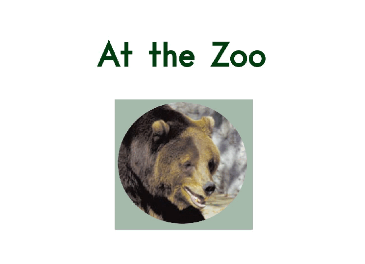 英国海尼曼GK级英语启蒙绘本013AtTheZoo.pdf,第3页预览