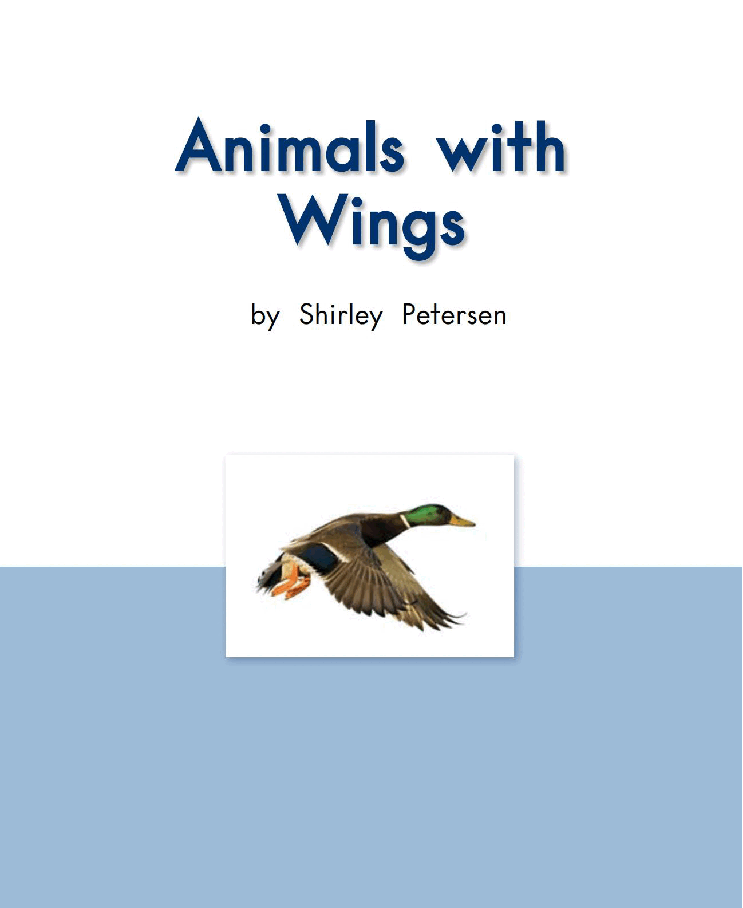 英国海尼曼G2级英语启蒙绘本120 Animals with Wings.pdf,第3页预览