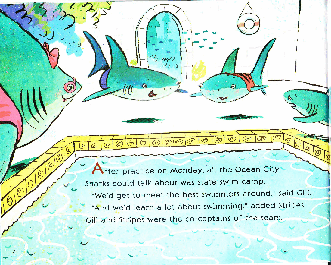 MathStart 低幼数学启蒙英文教材L3 18 Shark swimathon.pdf,第4页预览