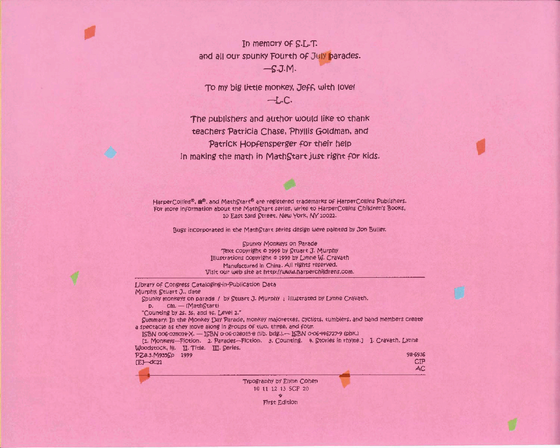 MathStart 低幼数学启蒙英文教材L2 18 Spunky Monkeys on Parade.pdf,第4页预览