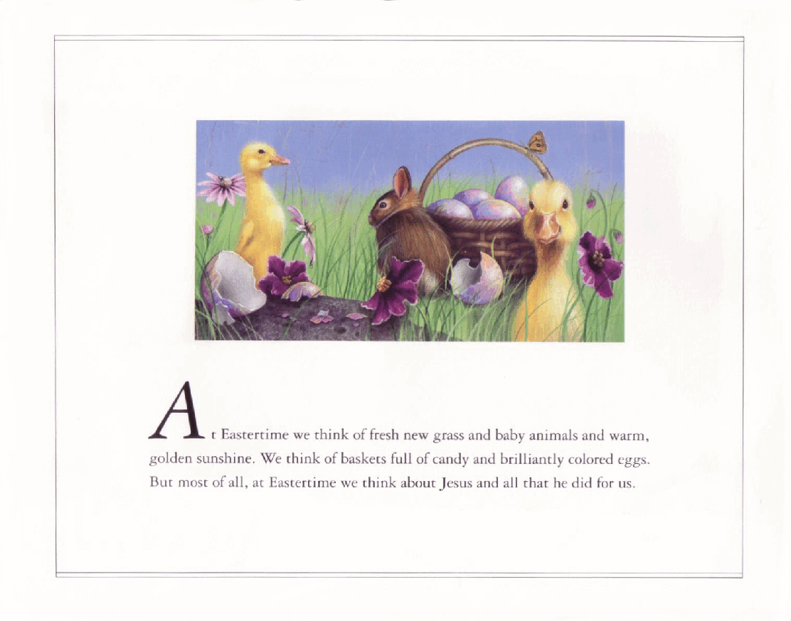 （6-7岁）国外早教机构推荐彩绘英文童书The Easter Story.pdf，第3页预览