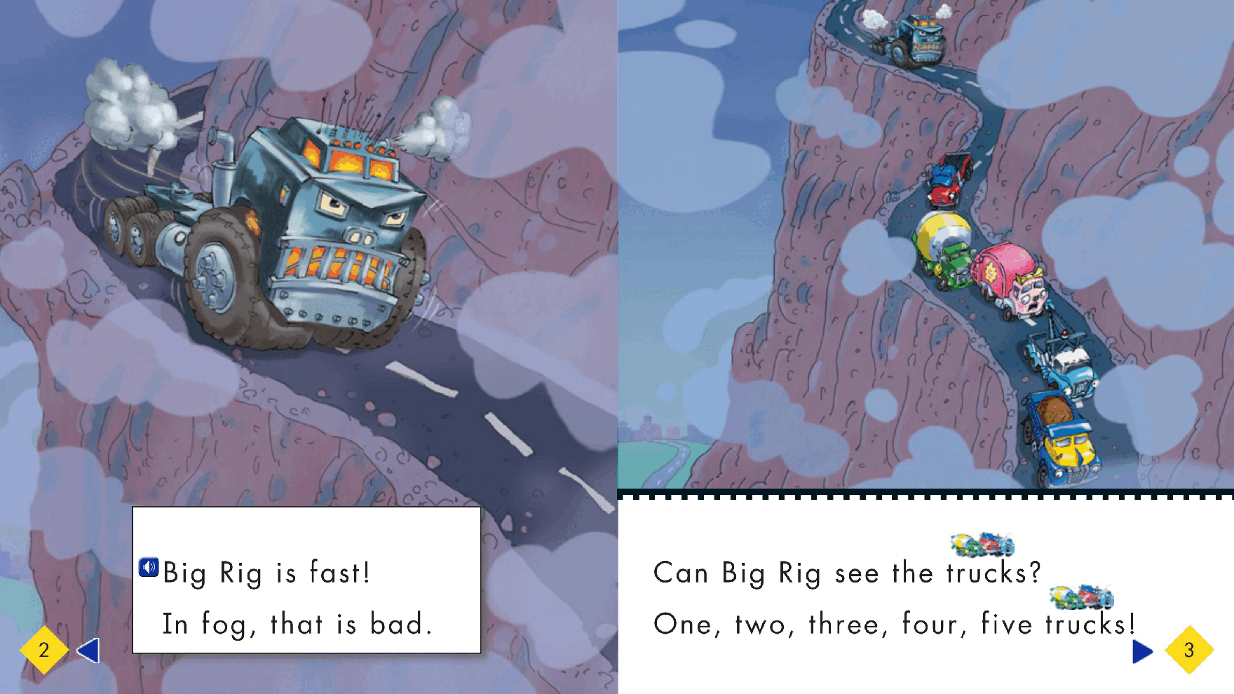 汽车镇的故事英语启蒙绘本22_Can_Big_Rig_Pass.pdf,第3页预览