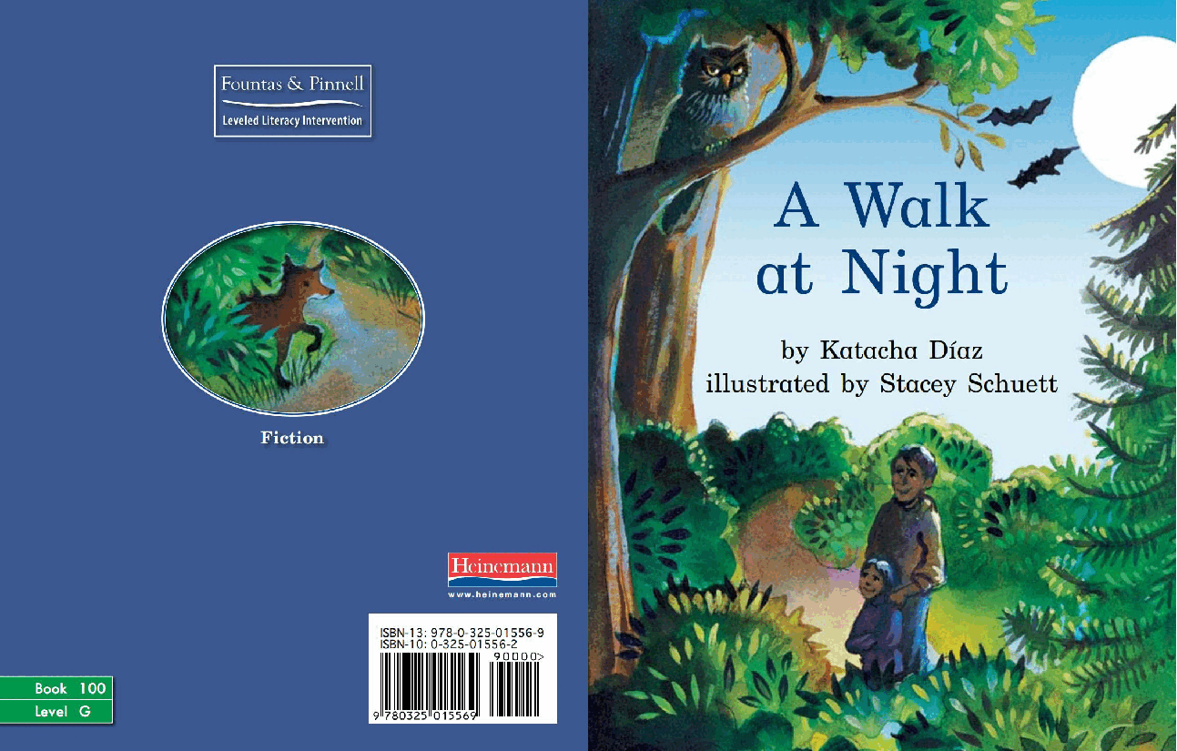 英国海尼曼G1级英语启蒙绘本100 A Walk At Night.pdf,第1页预览