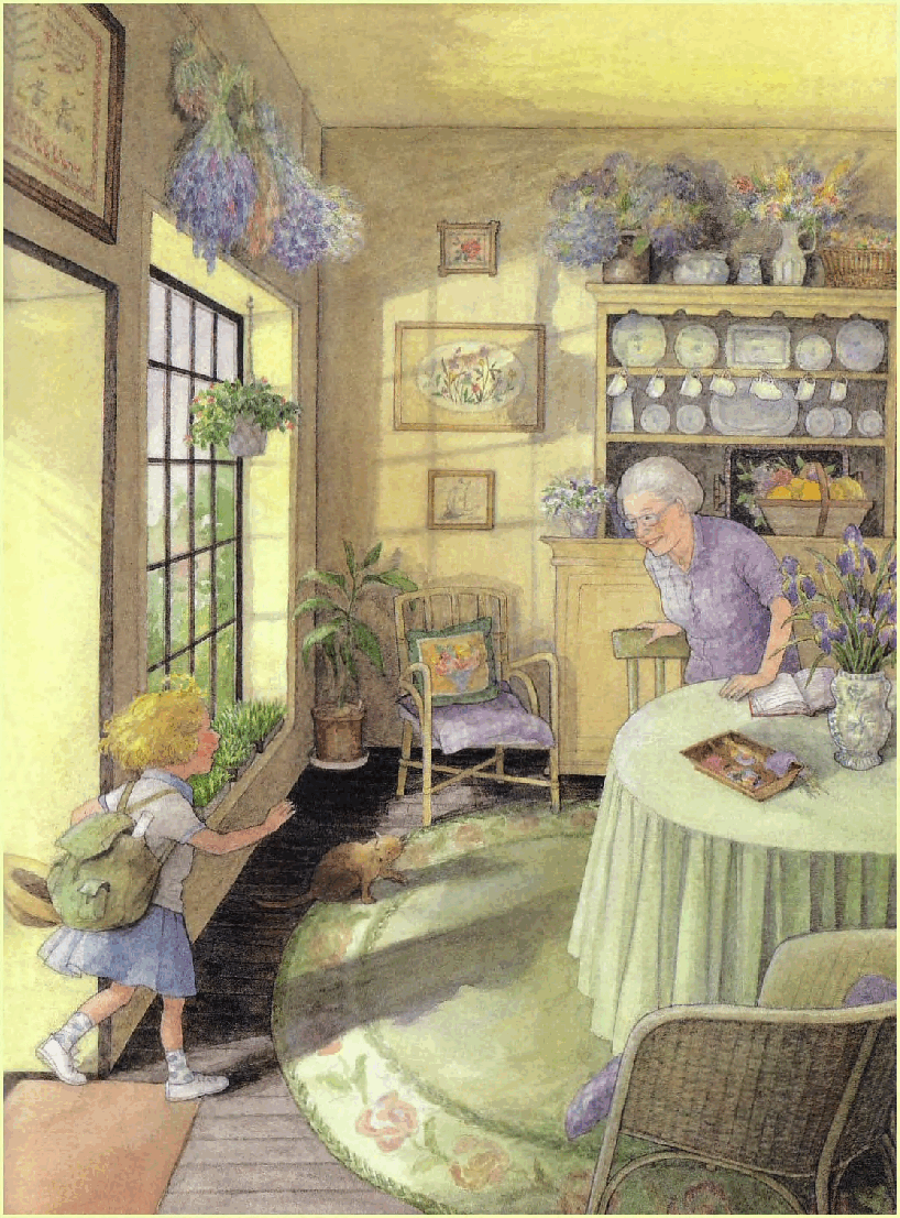 高清彩绘英文原版绘本Rosy's Garden.pdf,第4页预览