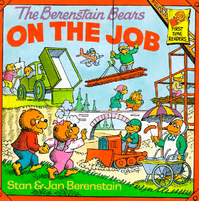 72本贝贝熊早教英文绘本之Berenstain_Bears_On_the_Job.pdf,第1页预览