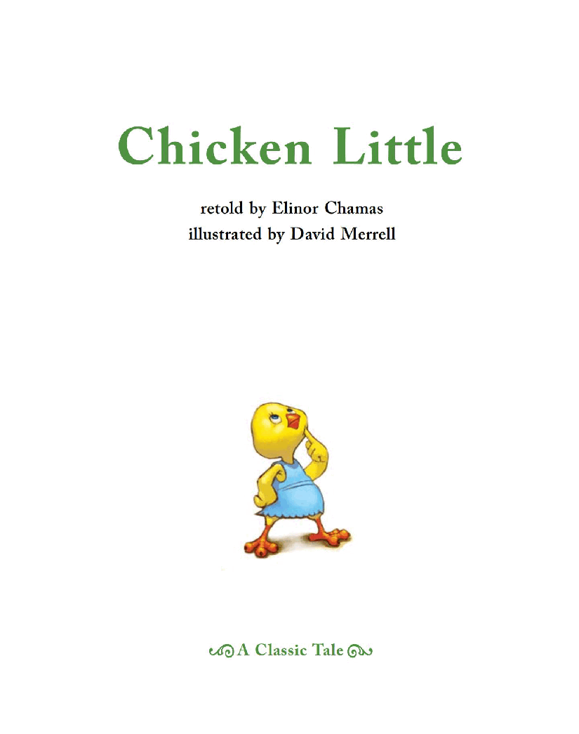 英国海尼曼G2级英语启蒙绘本21 Chicken Little.pdf,第3页预览