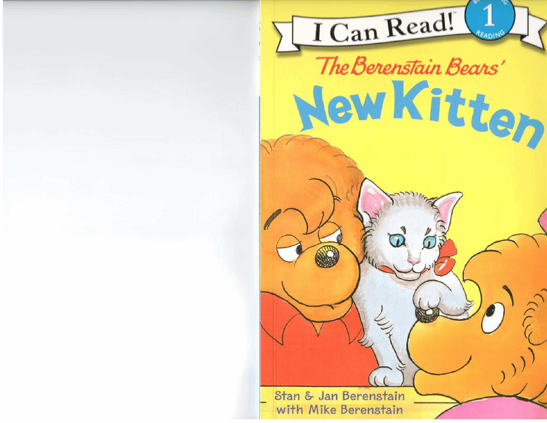 72本贝贝熊早教英文绘本之Berenstain_Bears_new_kitten.pdf，第1页预览
