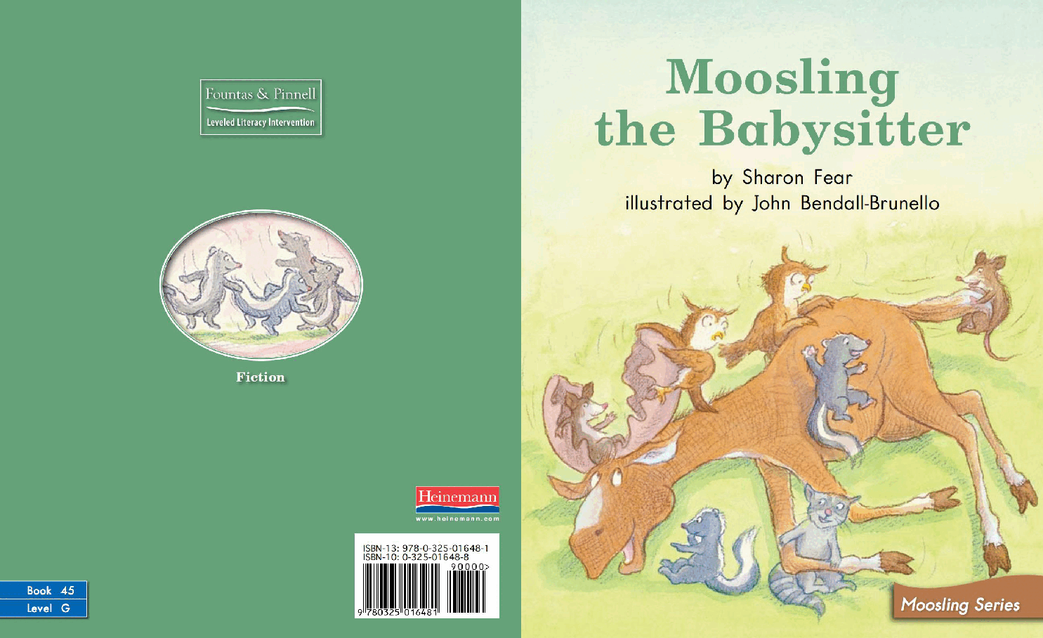 英国海尼曼G2级英语启蒙绘本45 Moosling The Babysitter.pdf,第1页预览