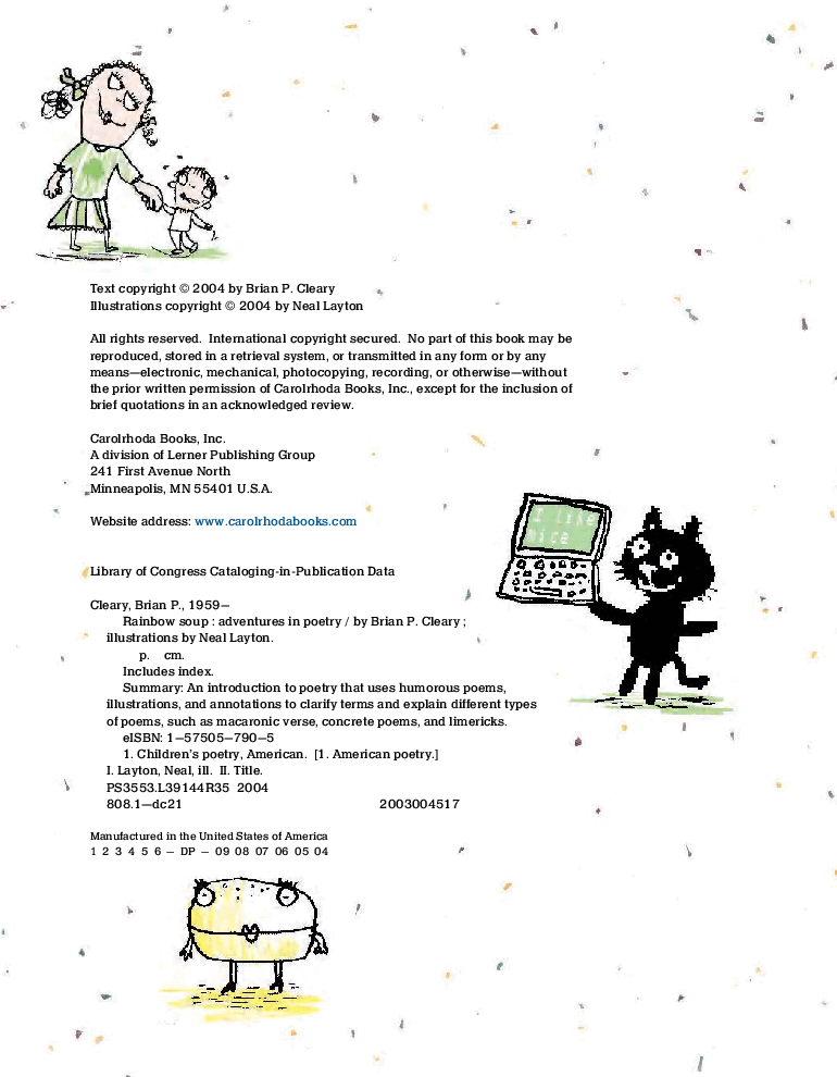 高清彩绘英文原版绘本Rainbow Soup.pdf,第3页预览