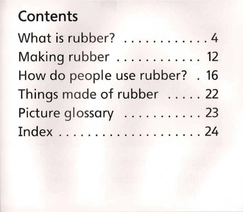 英国海尼曼ACORN科普类英语绘本Rubber.pdf,第4页预览