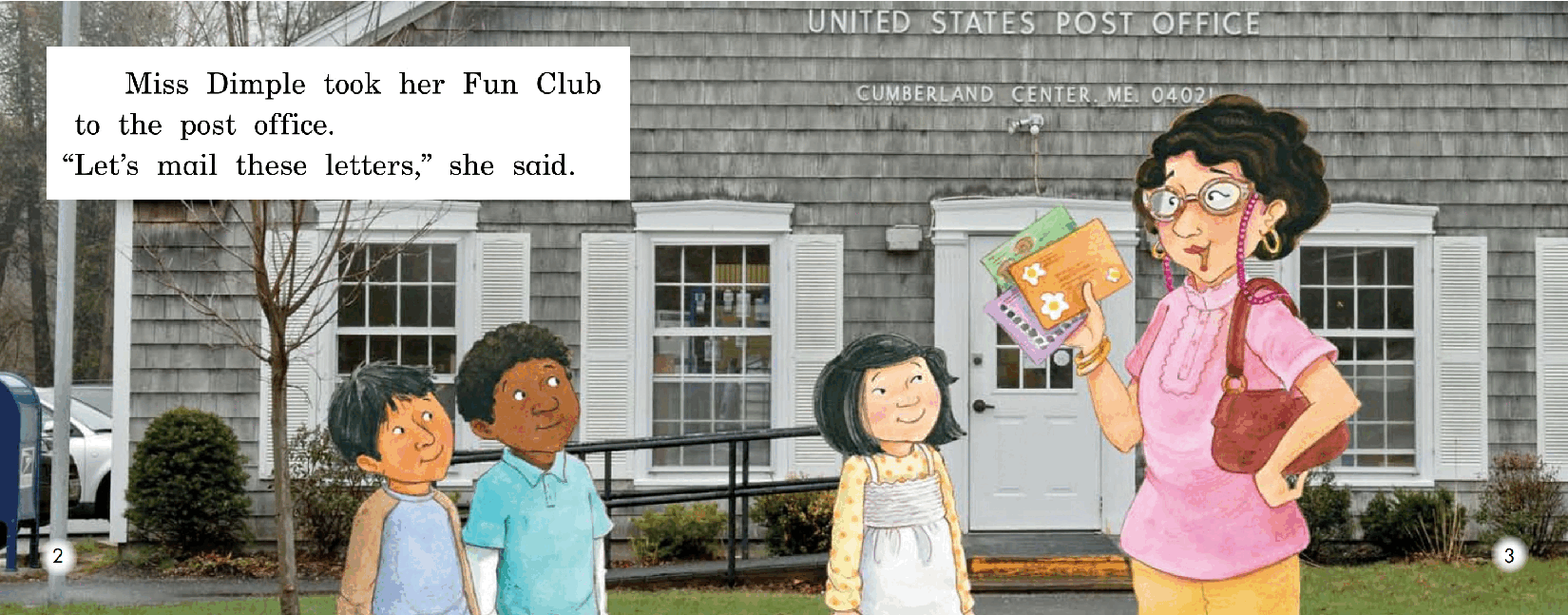 英国海尼曼G2级英语启蒙绘本65 The Fun Club Goes To The Post Office.pdf,第4页预览