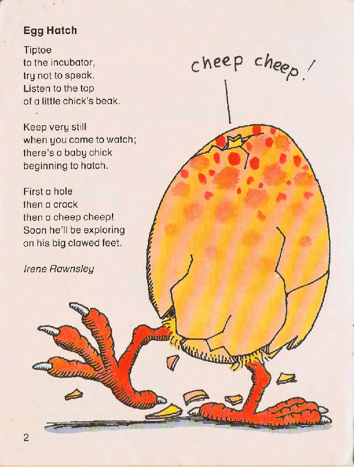 高清彩绘英文原版绘本Egg Poems.pdf,第3页预览