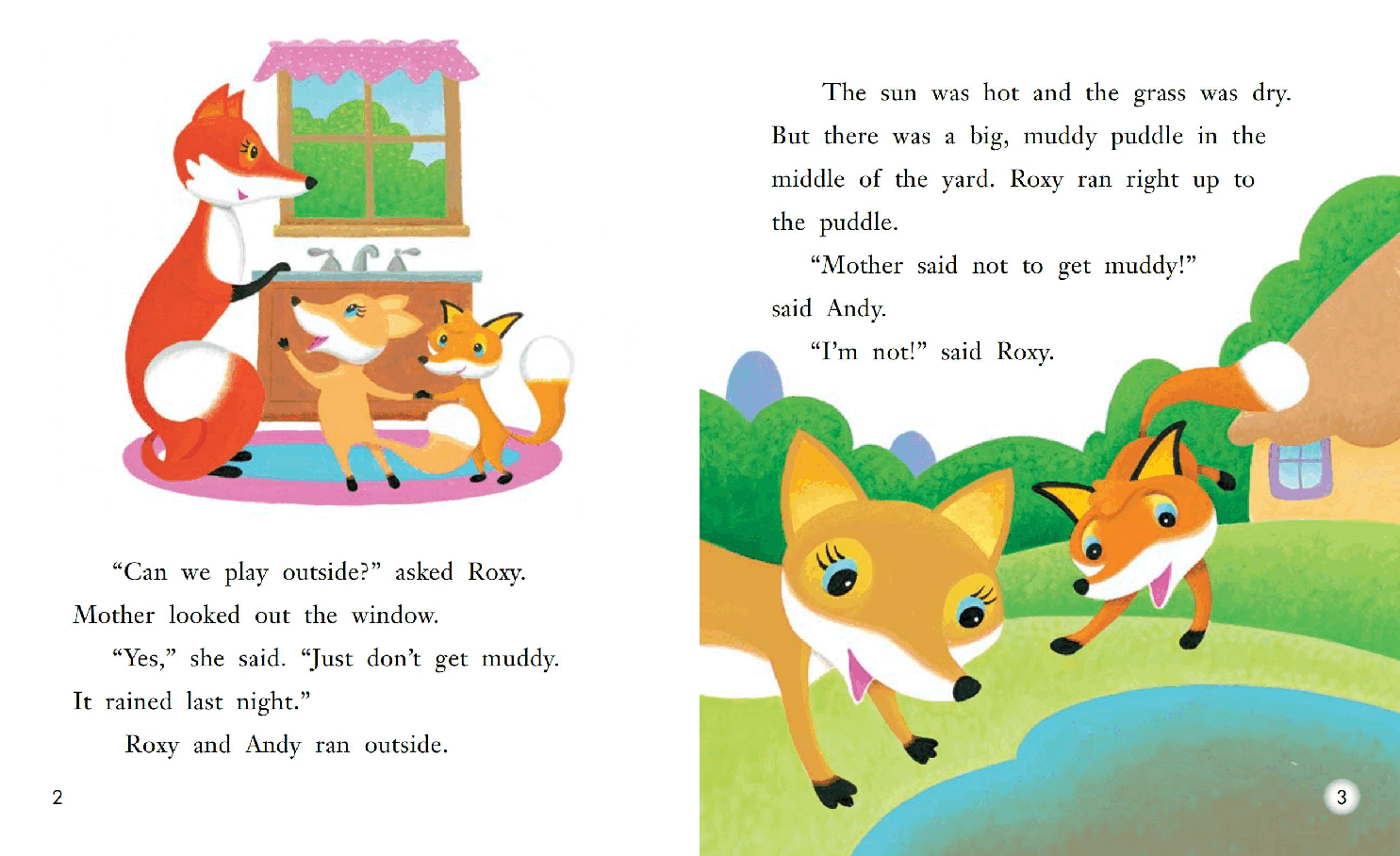 英国海尼曼G2级英语启蒙绘本108 Puddle Play.pdf,第4页预览