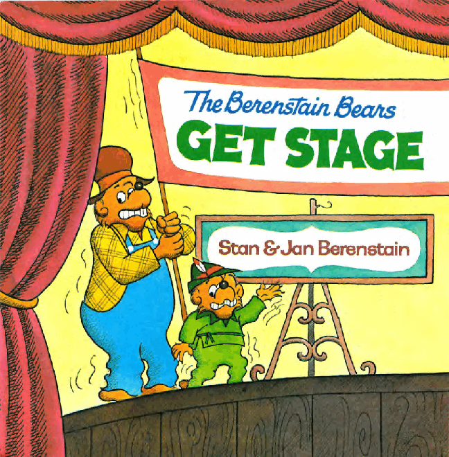 72本贝贝熊早教英文绘本之Berenstain_Bears_Get_Stage_Fright.pdf，第3页预览