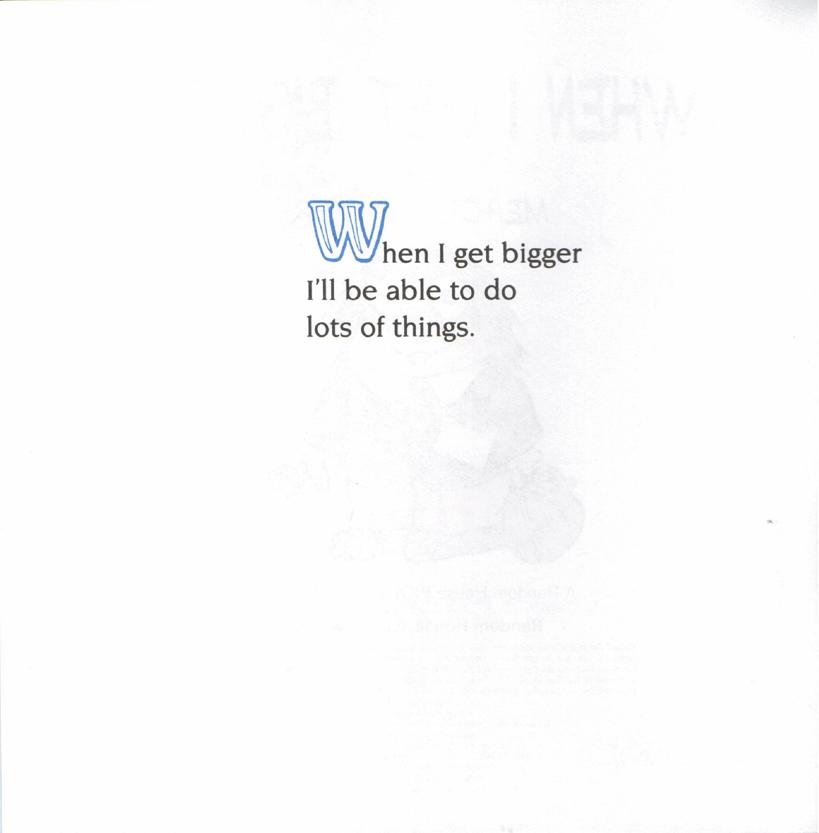 英语绘本小毛人When I Get Bigger.pdf,第3页预览