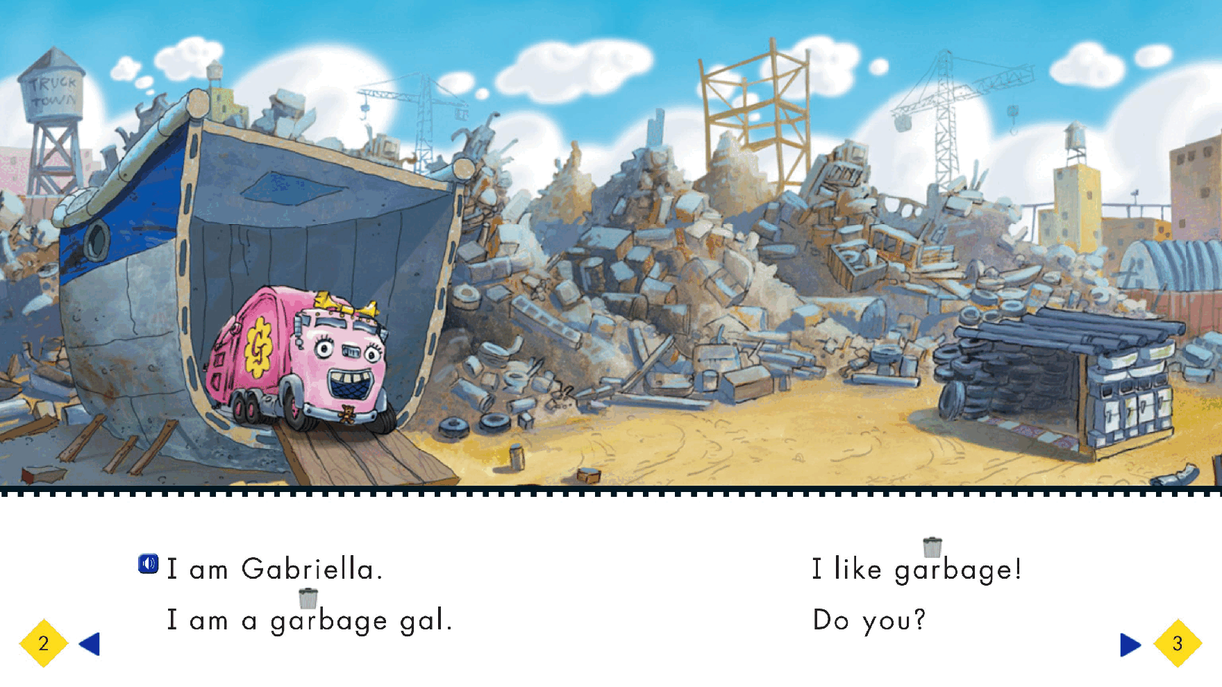 汽车镇的故事英语启蒙绘本20_Are_You_Like_Gabriella.pdf，第3页预览