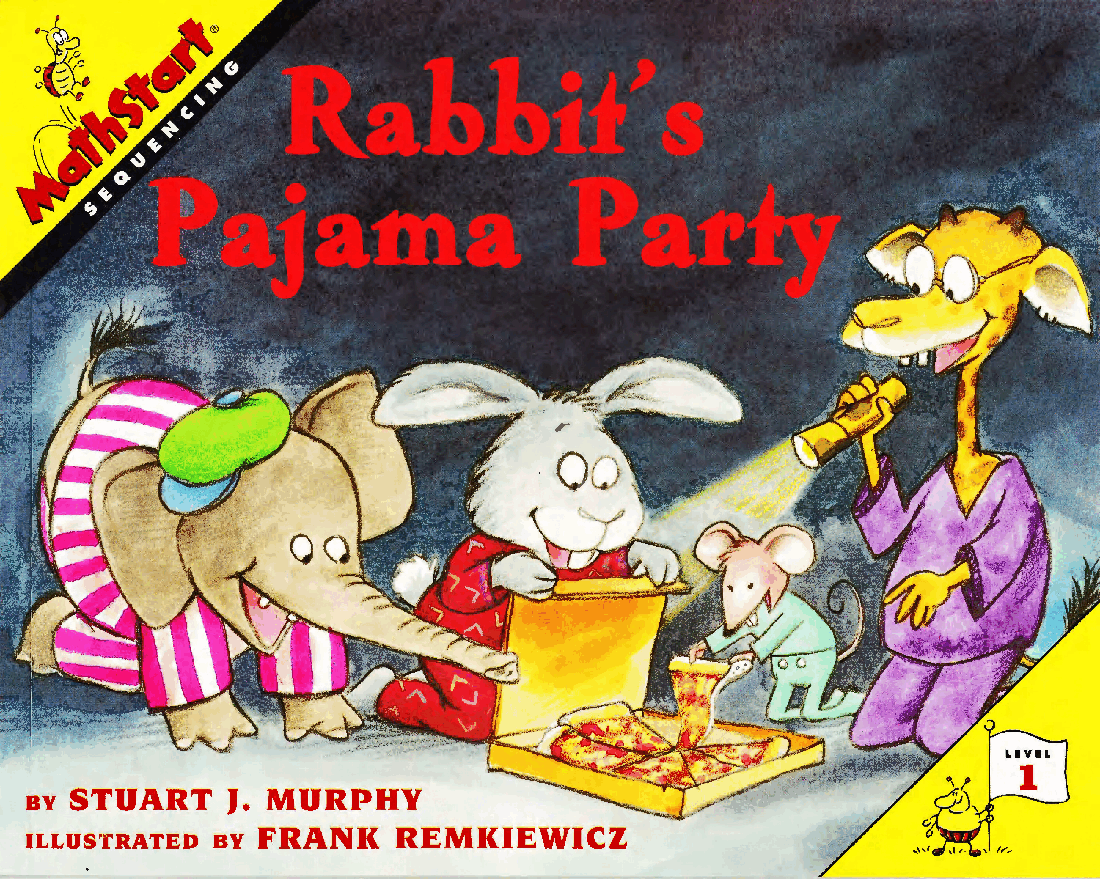 MathStart 低幼数学启蒙英文教材L1 19 Rabbit's Pajama Party.pdf,第1页预览