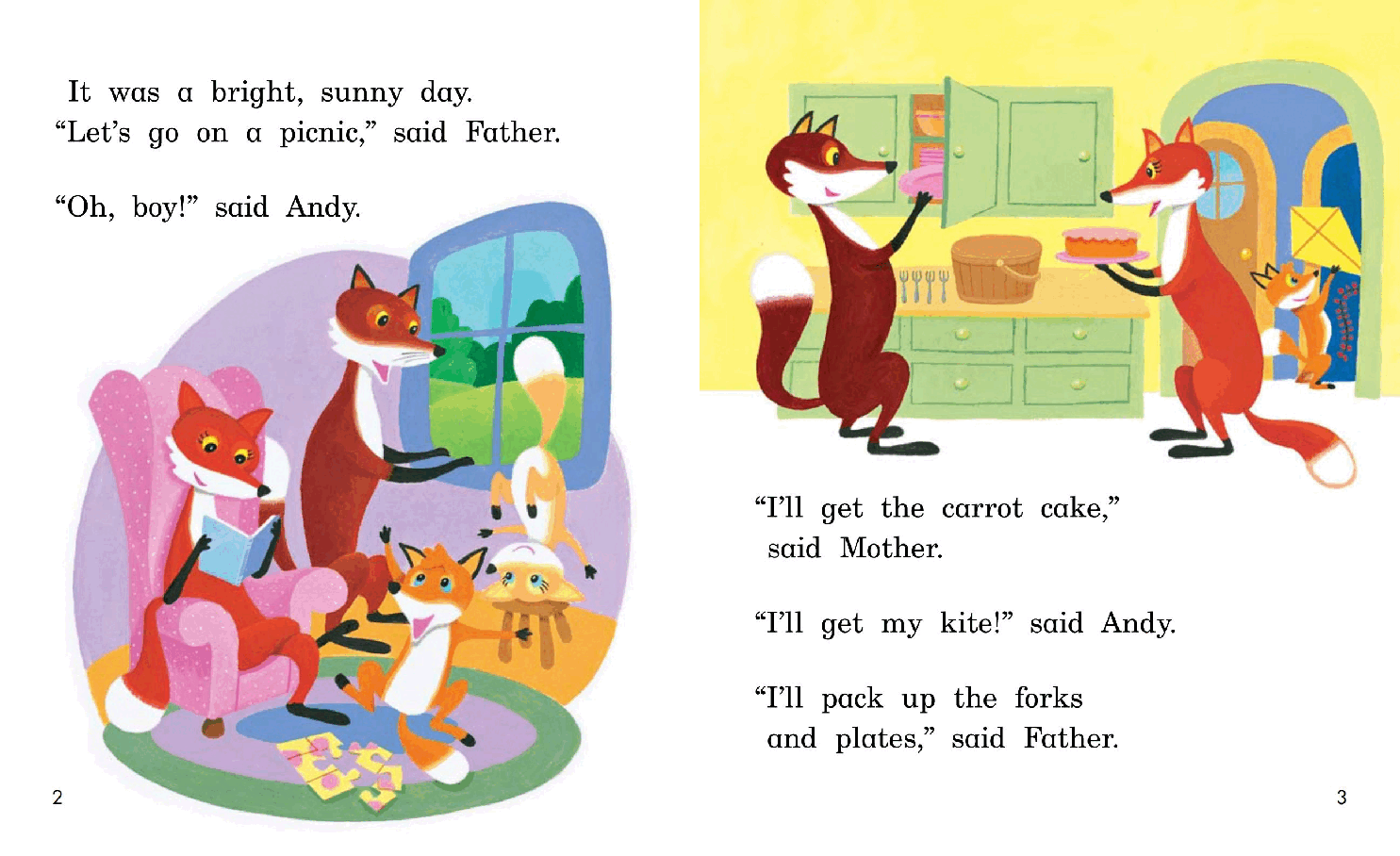 英国海尼曼G2级英语启蒙绘本62 The Perfect Picnic.pdf,第4页预览