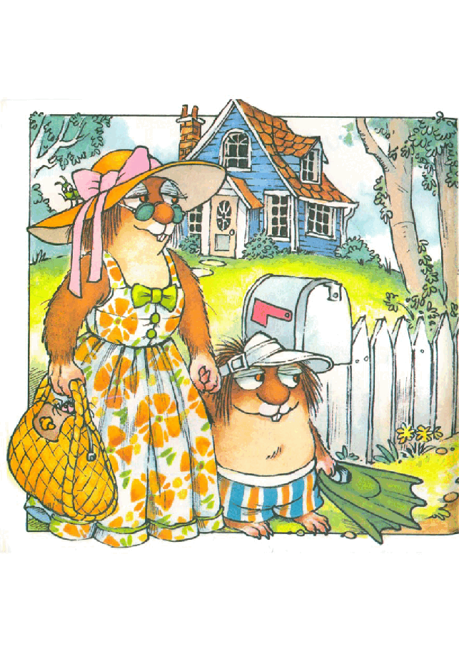 英语绘本小毛人Just Grandma and Me.pdf,第4页预览