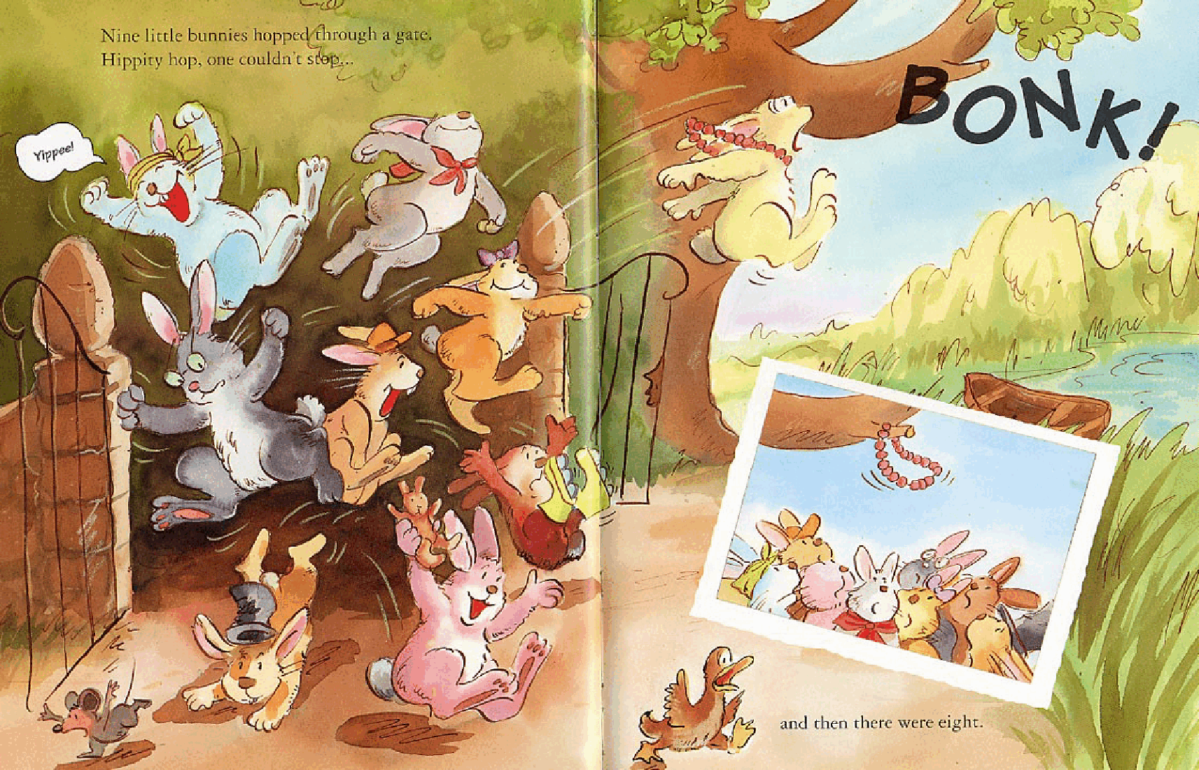 高清彩绘英文原版绘本Ten Little Bunnies.pdf,第4页预览