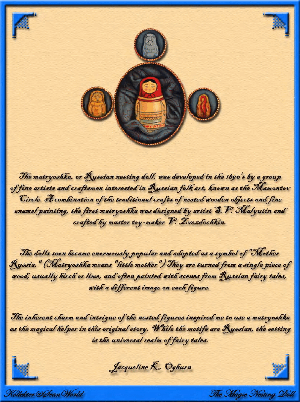 高清彩绘英文原版绘本The Magic Nesting Doll.pdf,第4页预览