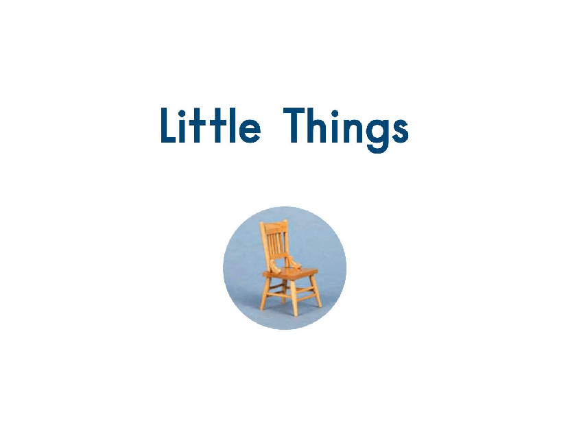 英国海尼曼GK级英语启蒙绘本027LittleThings.pdf,第3页预览