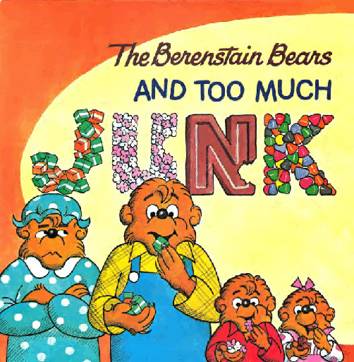 72本贝贝熊早教英文绘本之Berenstain_Bears_and_Too_Much_Junk_Food.pdf,第3页预览