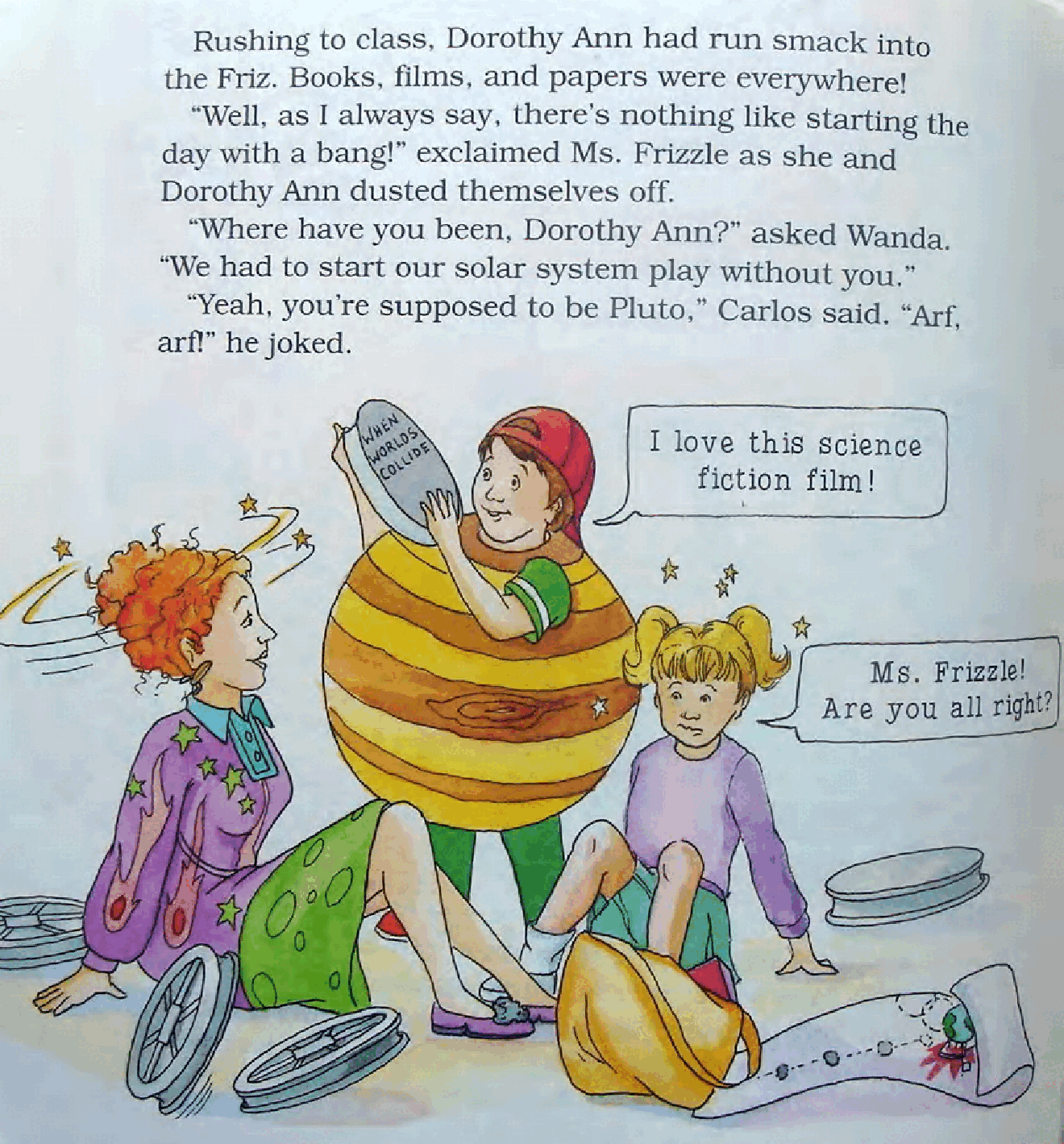 高清彩绘英文原版绘本The Magic School Bus - Out of the Workd.pdf,第4页预览