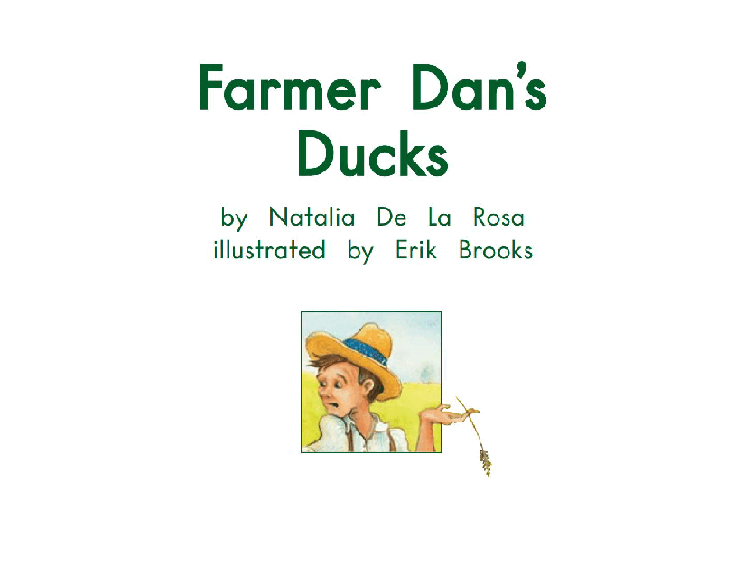 英国海尼曼G1级英语启蒙绘本68 Farmer Dans Ducks.pdf,第3页预览