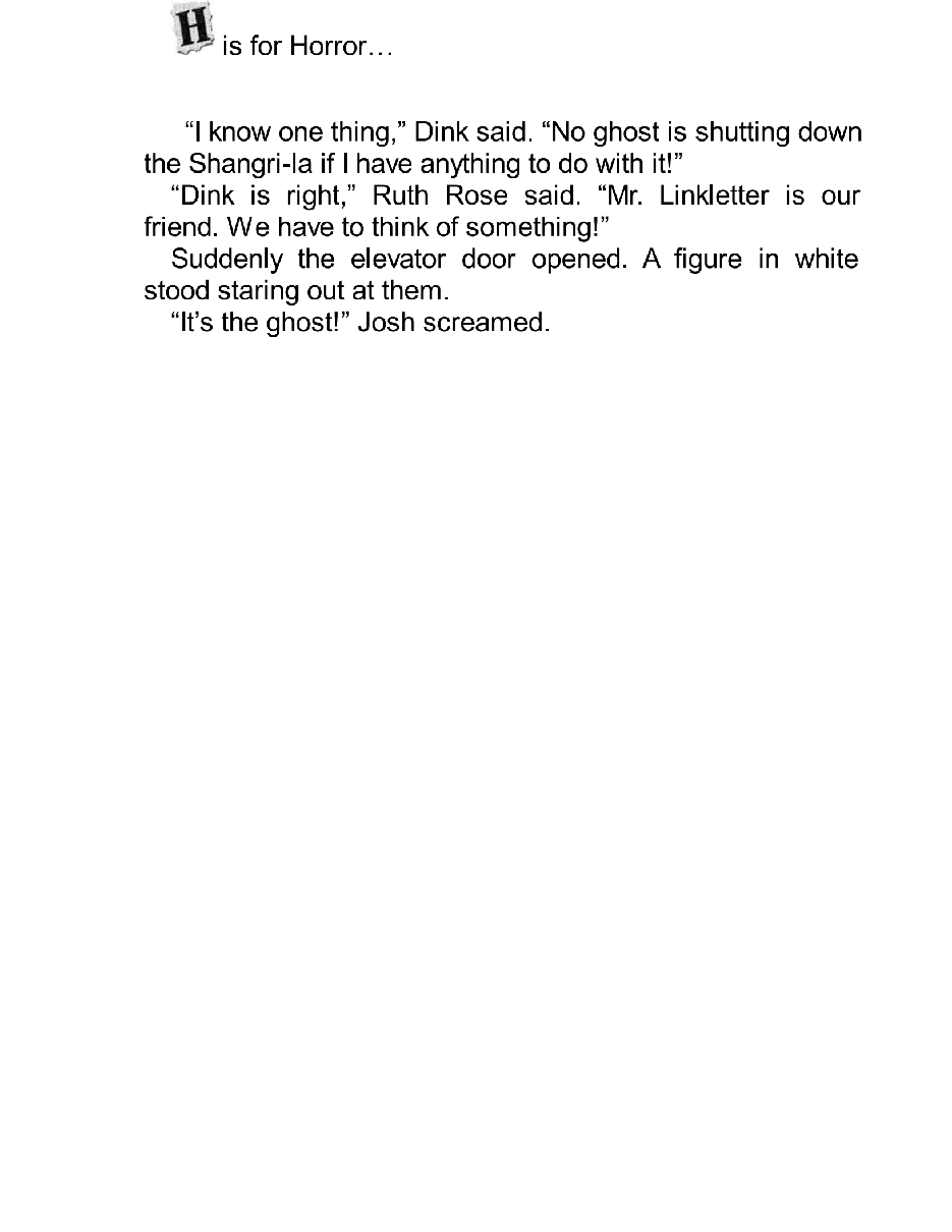 英语启蒙绘本A to Z Mysteries_ The Haunted Hotel.pdf,第4页预览