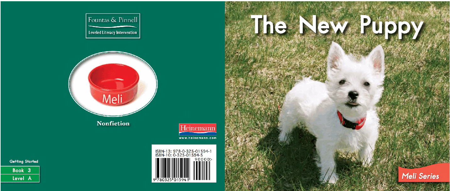 英国海尼曼G1级英语启蒙绘本03 The New Puppy.pdf,第1页预览