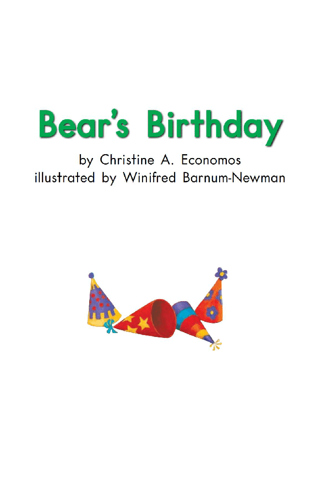 英国海尼曼G1级英语启蒙绘本93 Bears Birthday.pdf,第3页预览